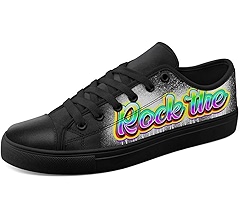 Amazon.com | Graffiti Art Low Top Canvas Sneakers Fashion