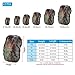 PATIKIL 45-55L Waterproof Rucksack Cover, 2 Pack Non-Slip Backpack Rain Cover for Travel, Hiking, Camping, Climbing, L, Digital Camo