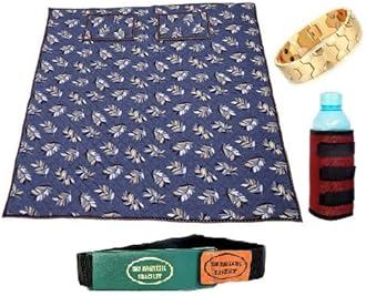 Bio Energy Magnetic Mattress Topper 6 x 6 ft with 2 Pillow Pad | Bio Magnetic Water Energy Pad, Hand Bracelet and Hand Belt Combo Kit for Deep Sleep and Pain Relief