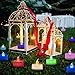 LANKER 24 Pack LED Tea Lights Candles, 7 Color Changing Flameless Tealights, Long Lasting Battery Operated Fake Candles, Decoration for Wedding, Halloween and Christmas (Multi-Color -24pcs)