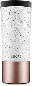 Ello Miri Vacuum Insulated Stainless Steel Travel Coffee Mug - Travel Tea Mug, 16 oz, Speckle Rosegold