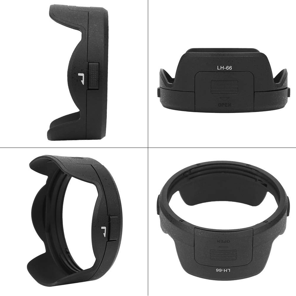 VBETSLIFE LH 66 Plastic Camera Mount Lens Hood, Lens Cover Lens Lens Hood Replacement for M.ZUIKO ED 12-40mm F2.8 Lens