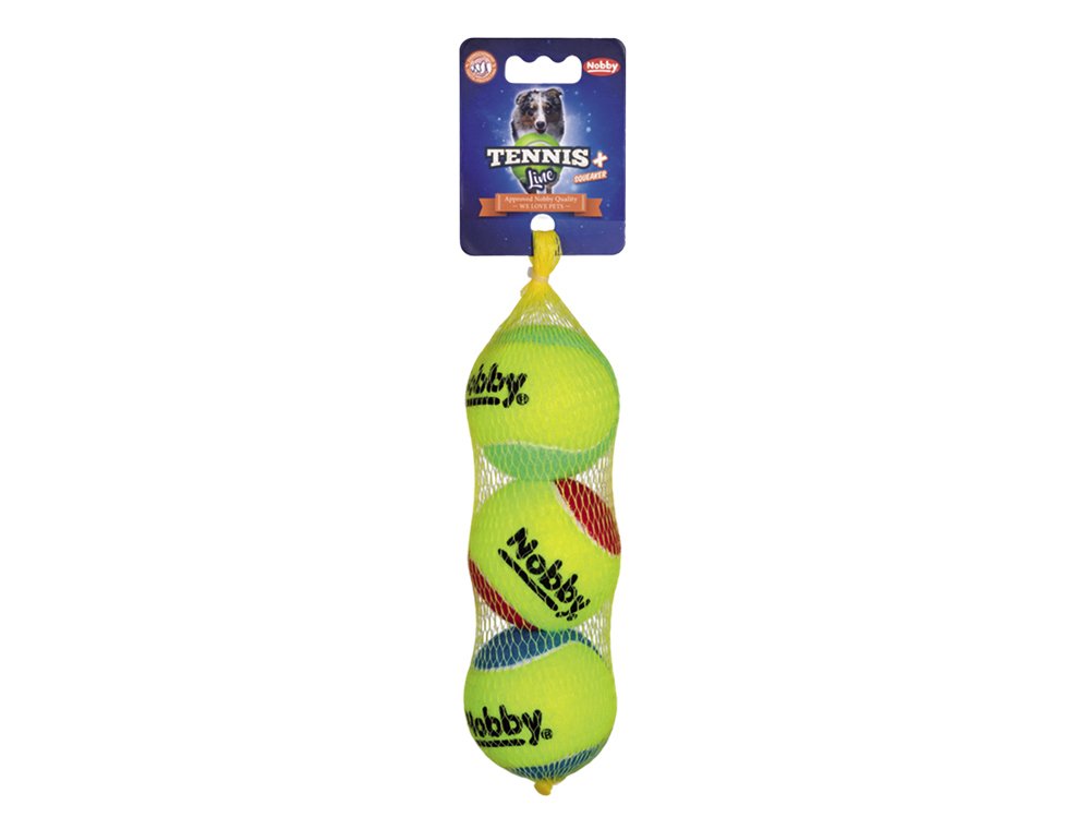 Nobby Pet Vert Dog Ball With Squeaker Tennisball