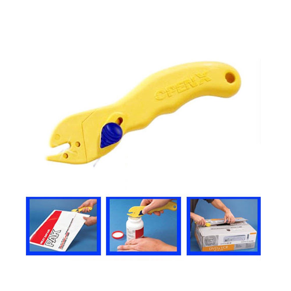 Plastic Openex Universal Knife Bag Box Dual Blade X Opener Package Slide Tool !