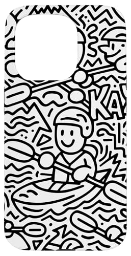 Kayak Canoes-Boat Kayaking, JbN tBbVO JbN V[JbN ނ JbN X}zP[X iPhone 15 Pro p