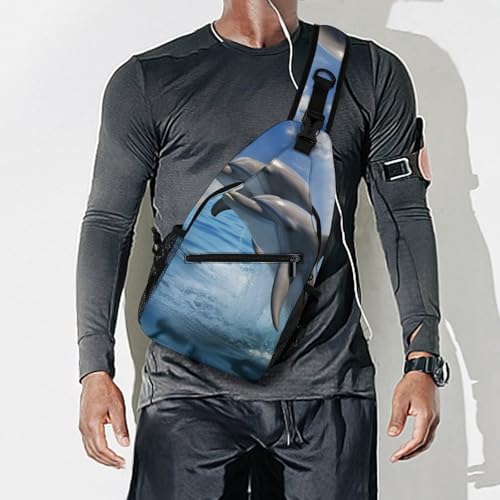 Mochila tipo sling deportiva para hiking y uso casual miniatura 7