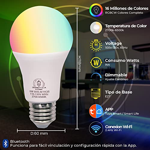 La Mejor Selección de Focos inteligentes con wifi - cinco favoritos. 20 Imagen adicional