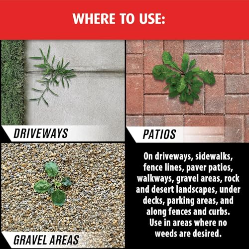 Image of Ortho GroundClear Year Long Vegetation Killer2 Concentrate - Weed Killer Concentrate, Kills and Prevents Weeds Up to 1 Year, 1 gal. (Pack of 4)