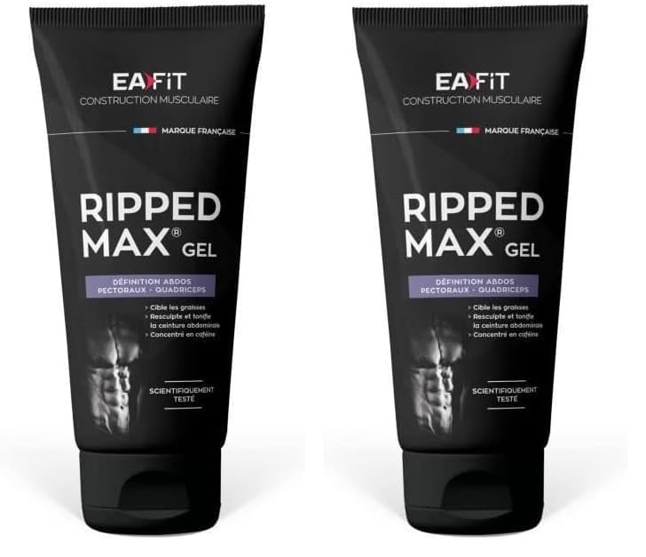 Gel minceur abdo Ripped Max EAFIT crème de définition pectoraux et quadriceps