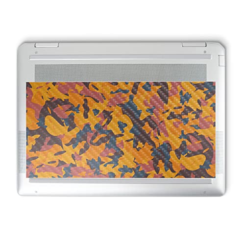 Image of MightySkins Carbon Fiber Skin Compatible with HP Spectre x360 14 inch (2022) Full Wrap Kit - Autumn Camouflage | Protective, Durable Textured Carbon Fiber Finish | Easy to Apply | Made in The USA