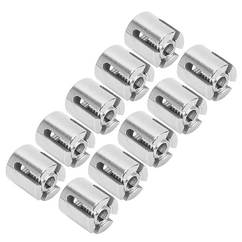 Produktbild von 4er-Pack Edelstahl-Kreuzkabelklemmen M3 – Für Drahtseile Unter 3 Mm, Geländer, Spaliere & Lichterketten