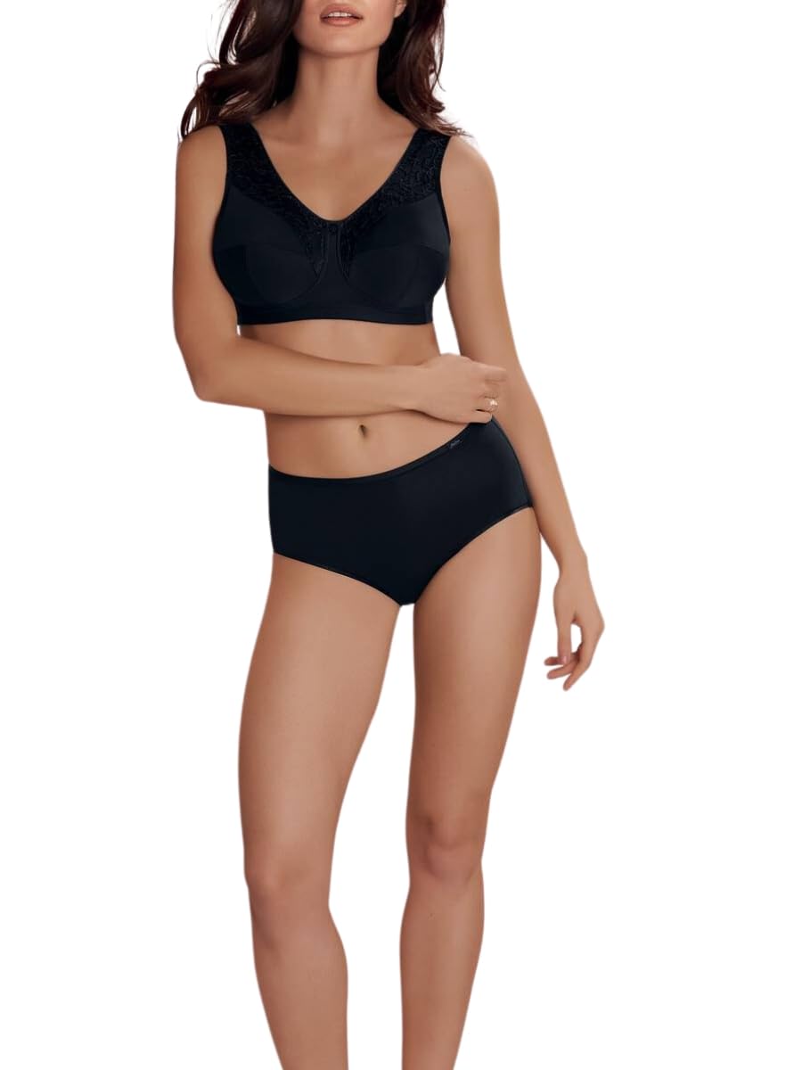Anita Damski biustonosz Comfort Entlastungs-bh MicroEnergen, Czarny, 90D