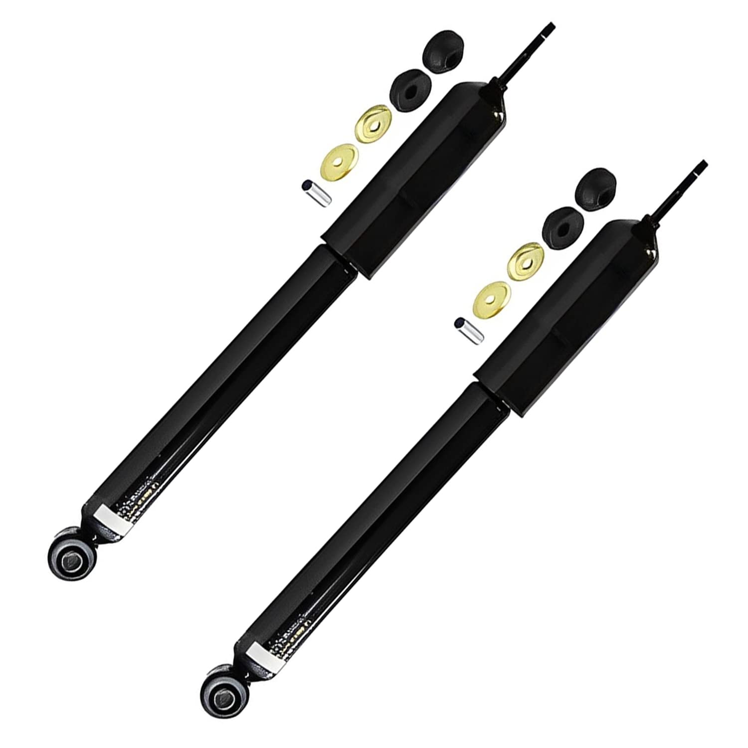 Detroit Axle - 2 Rear Shock Absorbers For Honda Civic 2012 2013 2014 2015
