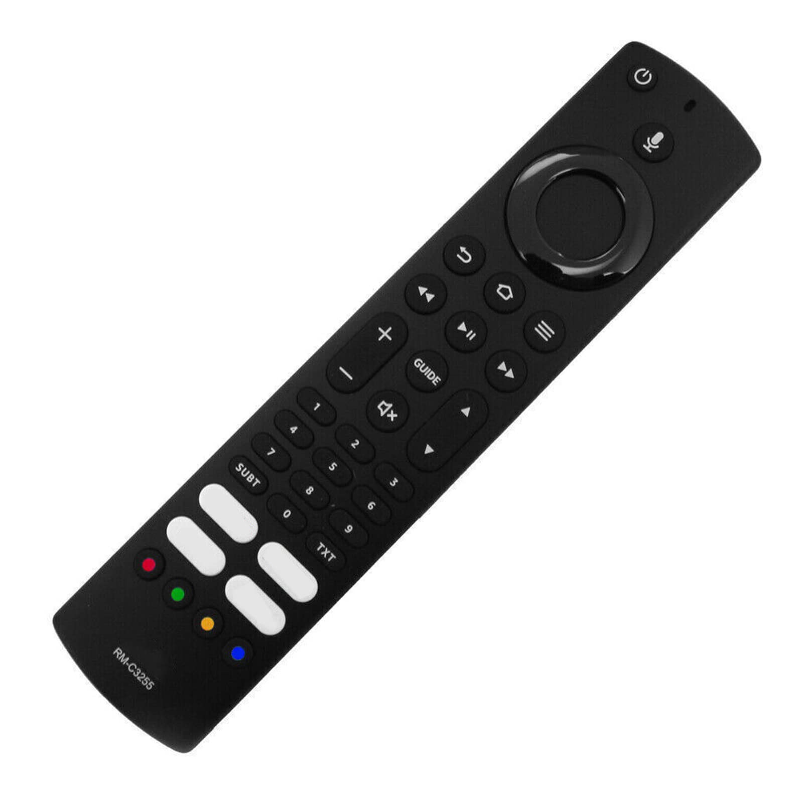 Telecomando di ricambio per JVCAlexaFire RM-C3255 LT-32CF600 LT-40CF700, telecomando di ricambio per Smart TV, casa, adulti, adolescenti, unisex, uomini e donne