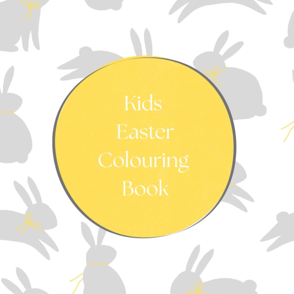 Easter Themed Colouring Book: For Kids