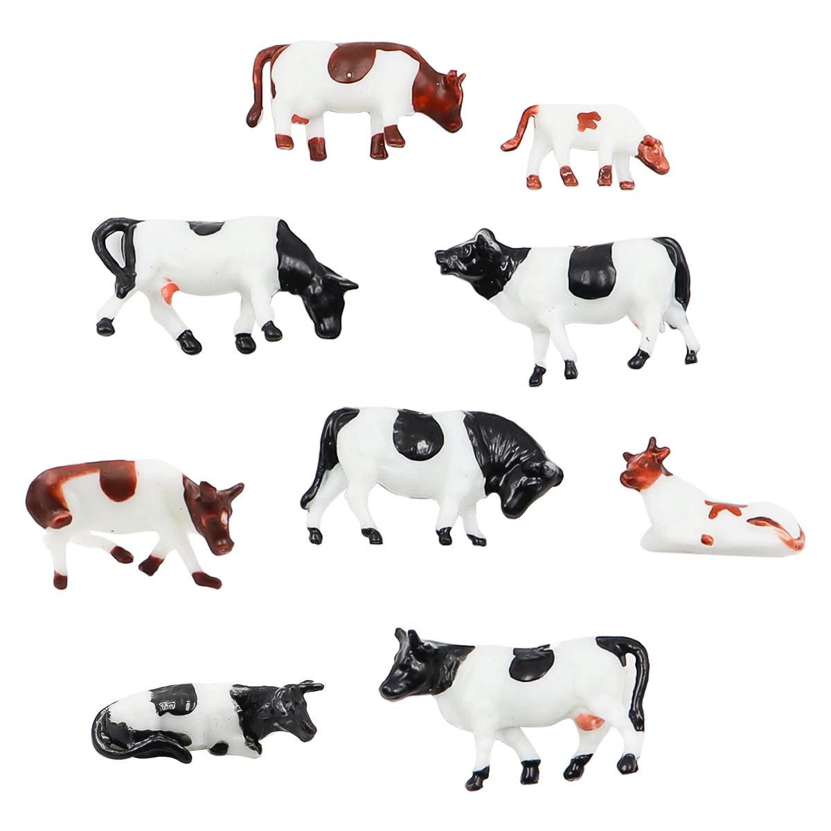 Alnicov 9pcs Farm Animals Figure Models