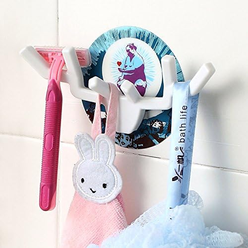 Vintage Antlers Wall Hook for Hanging Clothes Hat Scarf Key Deer Horns Hanger Rack Wall Decoration