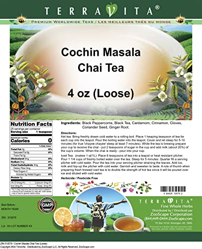 Té Cochin Masala Chai Loose 4 oz miniatura 2