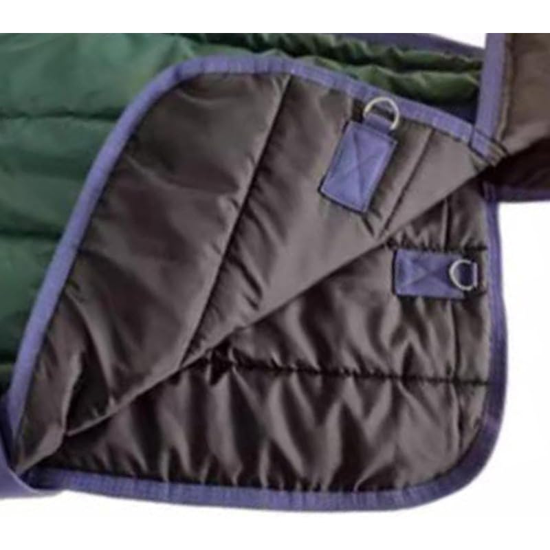 Coperta invernale per cavalli, coperta invernale in vimini, protezione per cavalli, calda equitazione, coperta in vimini traspirante (115 cm)