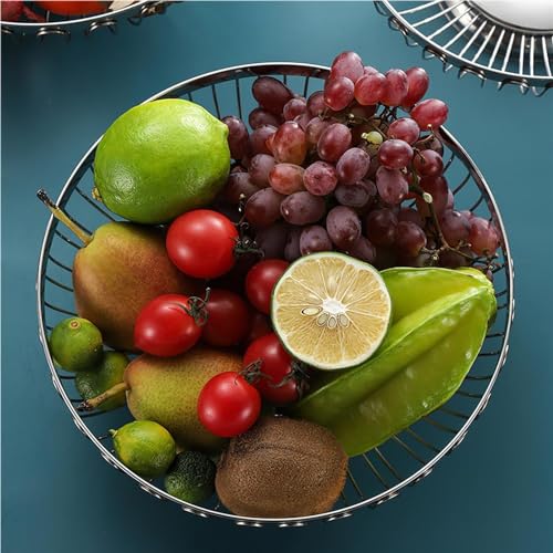 Frutero para oficina y hogar en acero inoxidable, el organizador versátil de snacks 7
