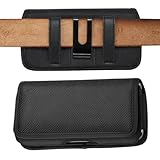 Tasca Del Telefono per Cintura, Pacchetto Di Vita Impermeabile Protettore Del Telefono Cellulare Pack In Tessuto Mobile Nero, Supporto Telefono Per 5-6,5 Pollici