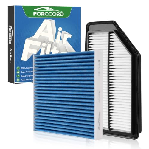 Image of Cabin & Engine Air Filter Fit for Honda Odyssey 2011-2017 3.5L Activated Carbon Cabin Filter Replace#CF10134 CA11042 Car Accessories