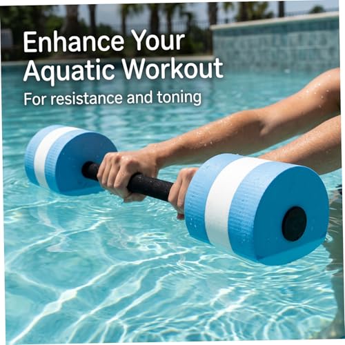 Pesas para piscina con diseño 2-en-1 y espuma EVA segura para niños miniatura 3