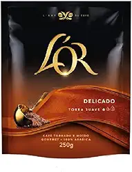 L'OR Café Torrado E Moído Delicado Torras 100% Arábica L'Or Sachê 250 G