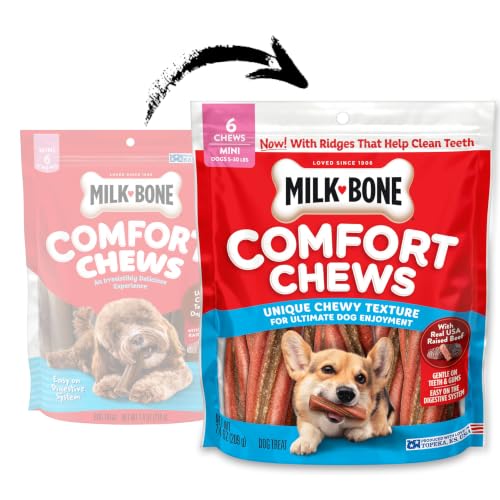 Image of Milk-Bone Comfort Chews With Real Beef, 30 Mini Dog Chews