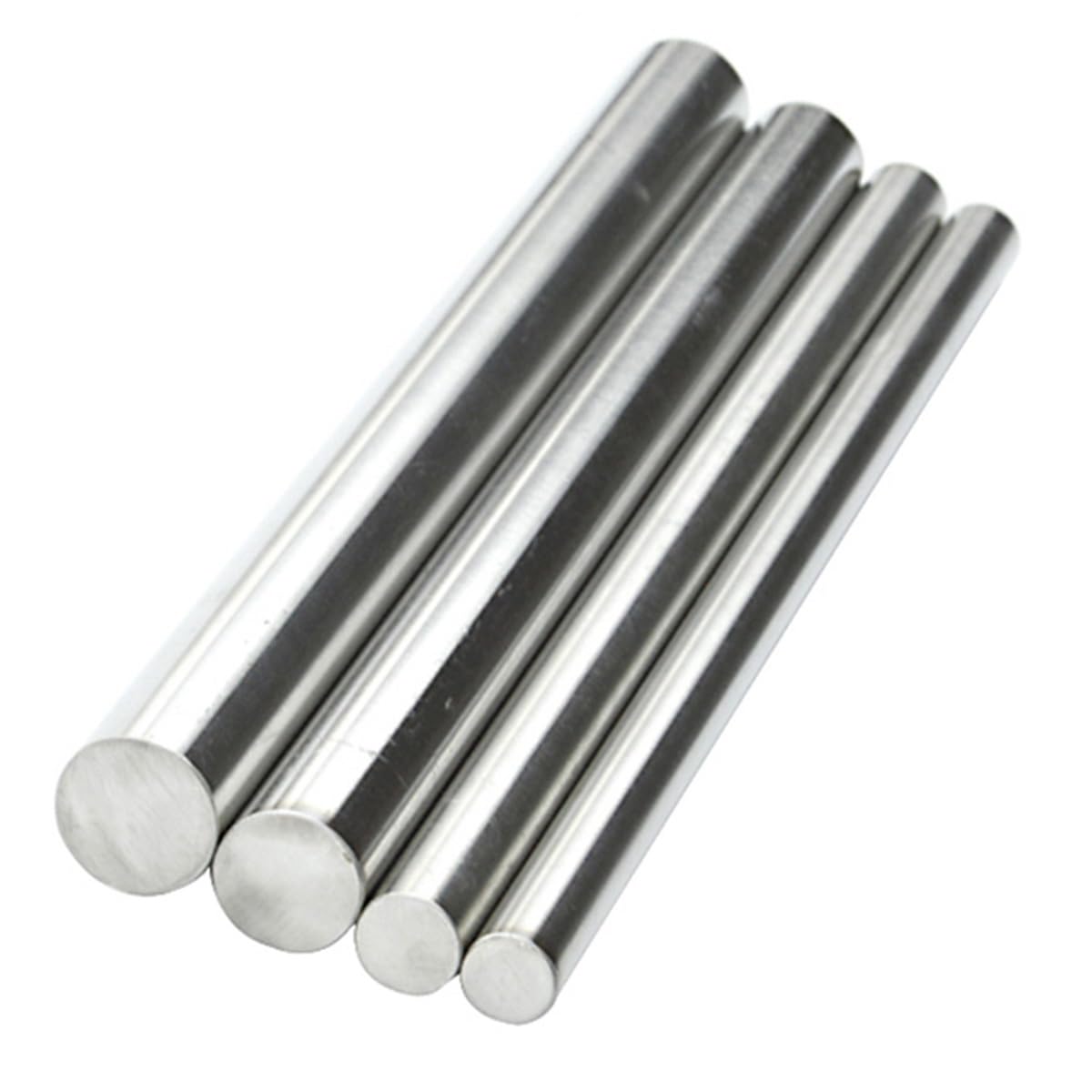 Pręty z litej stali nierdzewnej 304, 1 sztuka stalowego pręta o średnicy 30 mm, długość 100/200/300/500/800 mm, okrągły wał liniowy (30 x 800 mm)