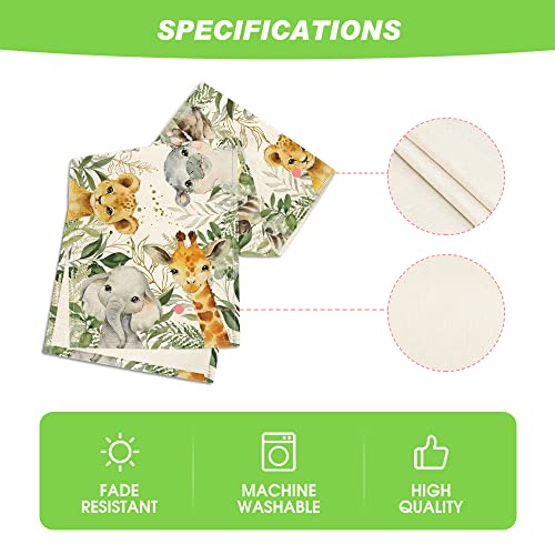 Artoid Mode TABLERUNNER-BABYSHOWER-33183-005 Animals Elephant Giraffe Babyshower Table Runner thumb #4