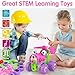 STEM Toys for 4 5 6 7 8+ Year Old Girl Birthday Gifts Pink Educational Building Toys for Kids Ages 4-8 5-7 8-10 Stem Activities Construction Toy for Girls 4-6 6-8 Creative Games Valentine Idea Gift