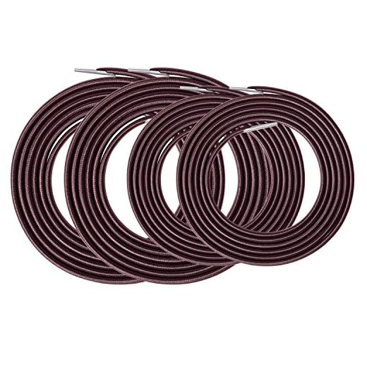 Kecuco 4 Pcs Replacement Cords (Brown) for Zero Gravity Chair, Replacement Laces for Recliners Zero Gravity Chairs Repair Kit for Lounge Chair/Anti Gravity Chair(Brown)