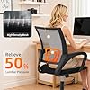 BestOffice Office Chair Ergonomic Cheap Desk Chair Mesh Computer Chair Lumbar Support Modern Executive Adjustable Stool Rolling Swivel Chair for Back Pain (Black) #3