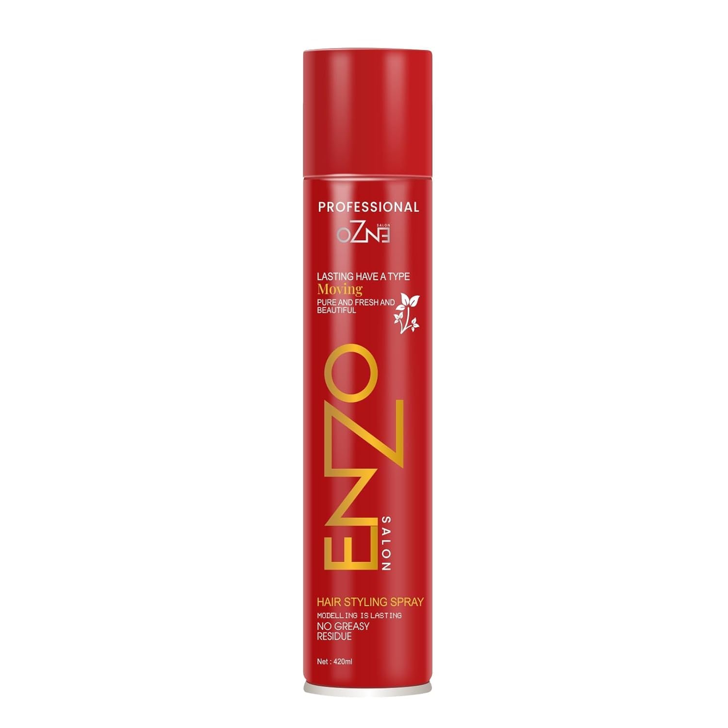 Lusty Soul Enzo Super Hold Hair Spray For Men & Women of All Hair Types | Professional Hair Styling Spray with No Hair Stiffness, Natural Finish & Strong Hold (420 ML, Pack of 1)-image-20