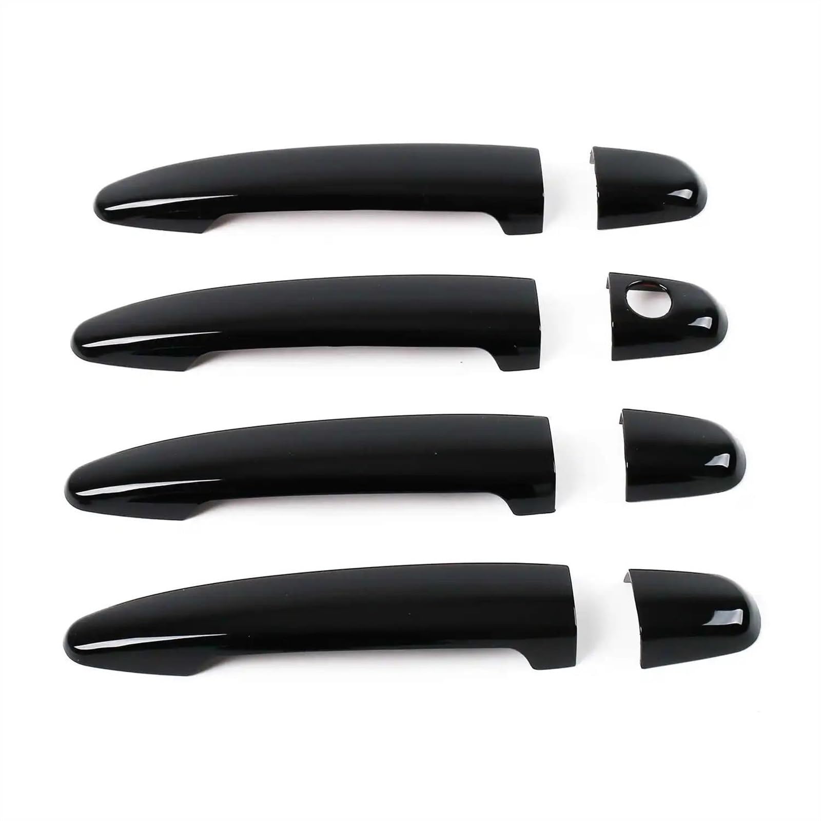 Noheeu Glossy Black A Car Accessories Exterior Door Handle Bowl Trim Cover Frame For Toyota For Camry Xv40 2006-2011 2010(Glossy Black A)