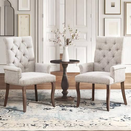 SoarFlash Chenille Dining Chairs Set