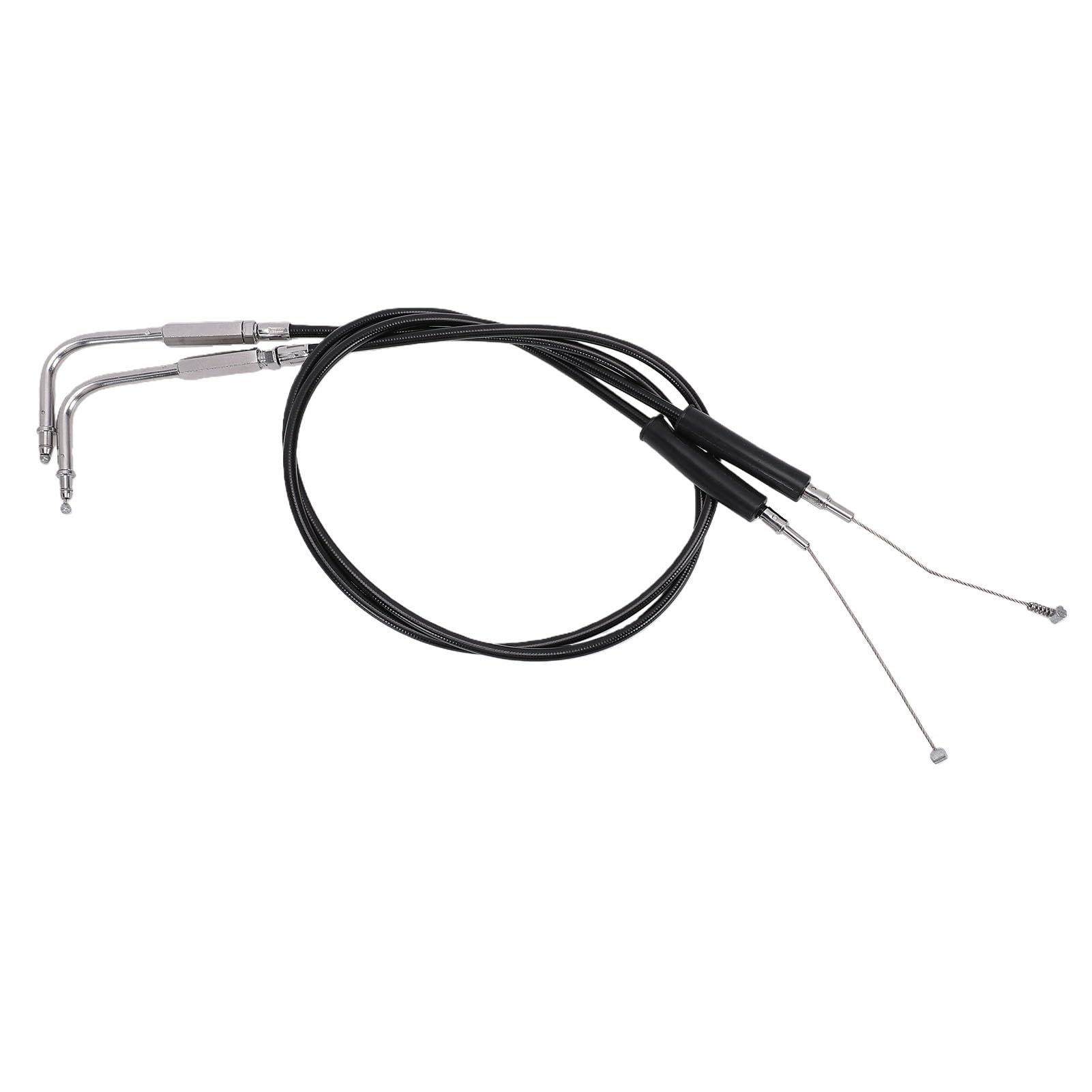 Greensen Juego de Cables de Acelerador de Motocicleta, Paquete de 2 Cables de Acelerador de Acero Inoxidable, Control Extendido de 35,43 Pulgadas, Funcionamiento Suave, Fácil Reemplazo para XL883