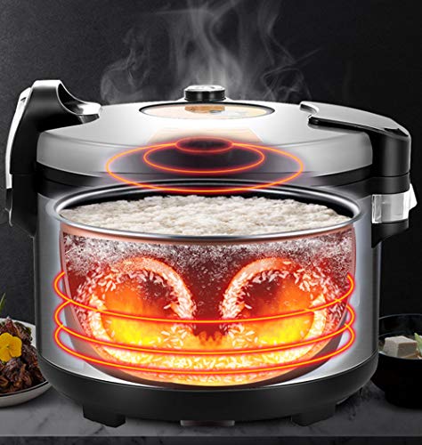 Reiskocher, Multikocher, Elektrische Dampfgarer, Antihaft-Innentopf, Automatisches Kochen, Leicht Zu Reinigen, Hochtemperaturschutz,10L