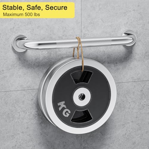 image for FANHAO 2 Pack Shower Grab Bar, 16 Inch Stainless Steel Bathroom Grab B