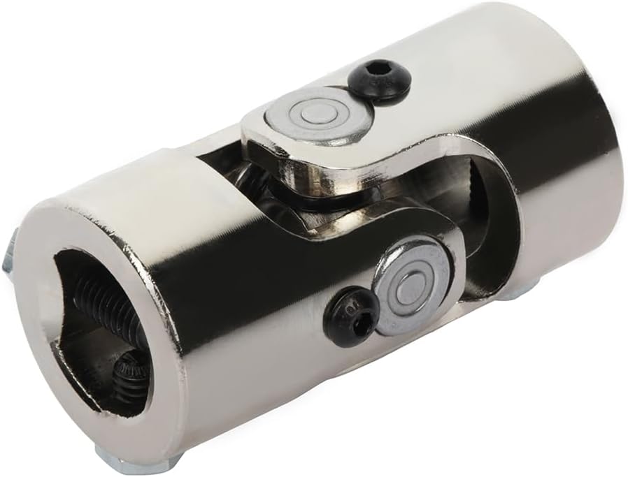 ECCPP Chrome Steering Shaft U Joint 1" DD X 1" DD Street Rod Universal Coupler Universal Single Jonints 83mm
