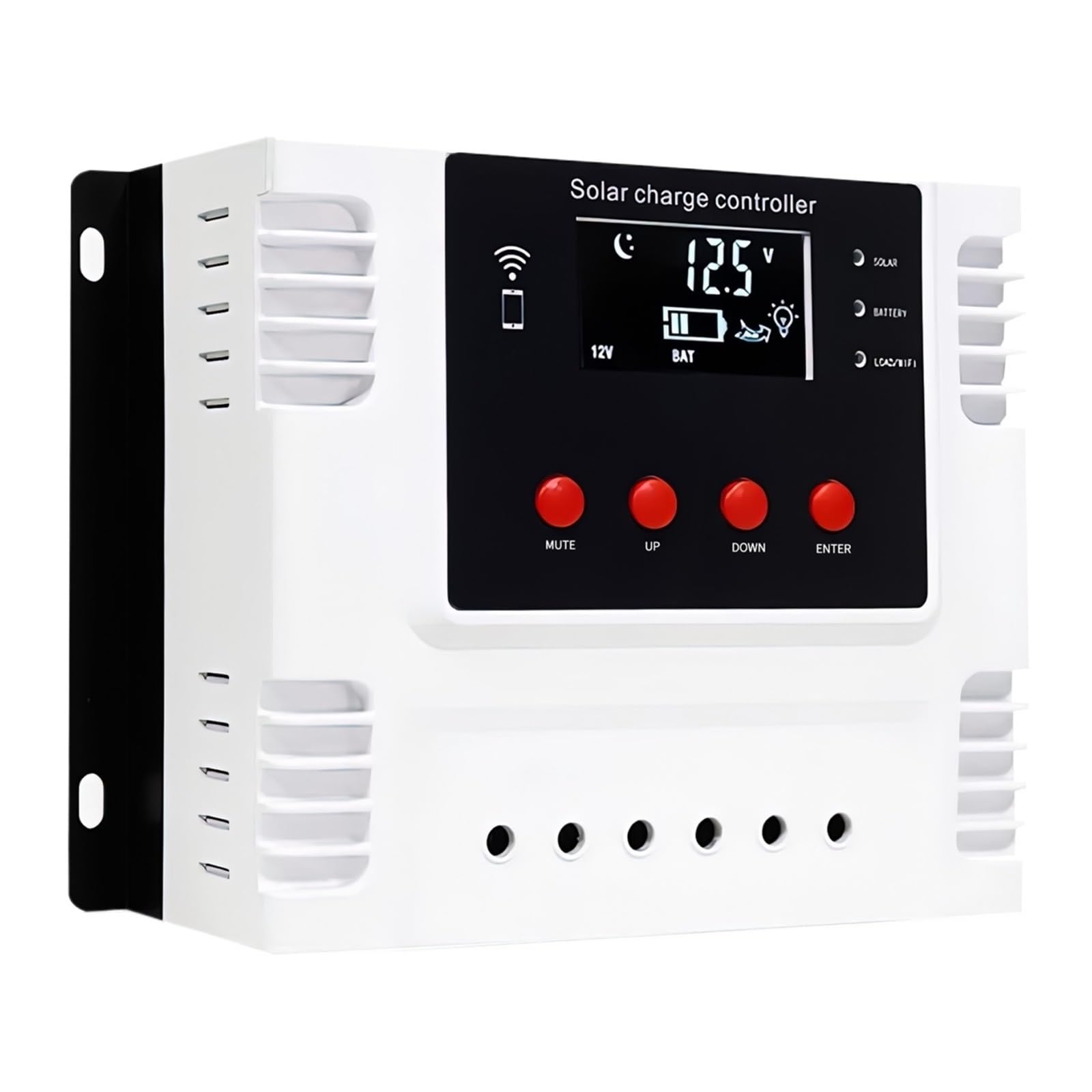 Ładowarka Do Akumulatorów Litowo-ołowiowych Inteligentne WiFi PWM Kontroler Ładowania Słonecznego 12V 24V 48V 60A 30A Monitor PV(30A)