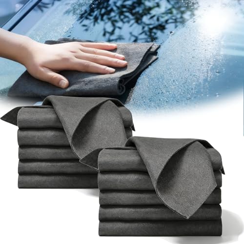 Maisolya – maisolya Lavette, Lavette Microfibre zerotrace Séchage Rapide Ne Laisse ni Traces ni Peluches, Chiffon Microfibre Ultra Absorbant Ne s’abîme Pas Rapidement pour Maison & Voiture (10PCS)
