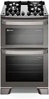 Fogão Electrolux 4 Bocas Experience com PerfectCook360 Prata FE4DC