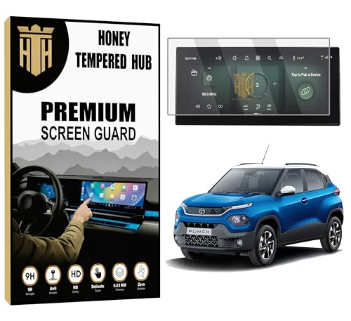 Image of SCREEN GUARD For NEW (TATA PUNCH 2024) 10.25 INCH THIN BEZEL INFOTAINMENT GUARD /Car Display Music System Protector /TataPunch 9H Accessory [Not Tempered Glass]