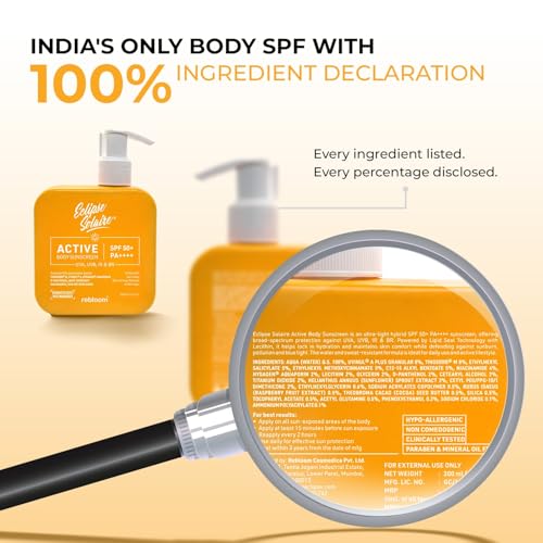 Image of Active Body Sunscreen SPF 50+ PA++++ 200ml