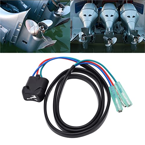 Miniatura 5 de Interruptor de ajuste e inclinación, interruptor de inclinación fuera de borda ABS para caja de control remoto fuera de borda 37850 90J00, 37850