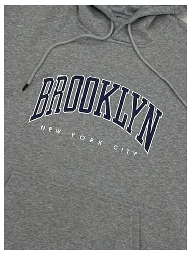 SOLY HUX Men's Letter Graphic Hoodies Drawstring Long Sleeve Oversized Sweatshirt Loose Pullover Top3