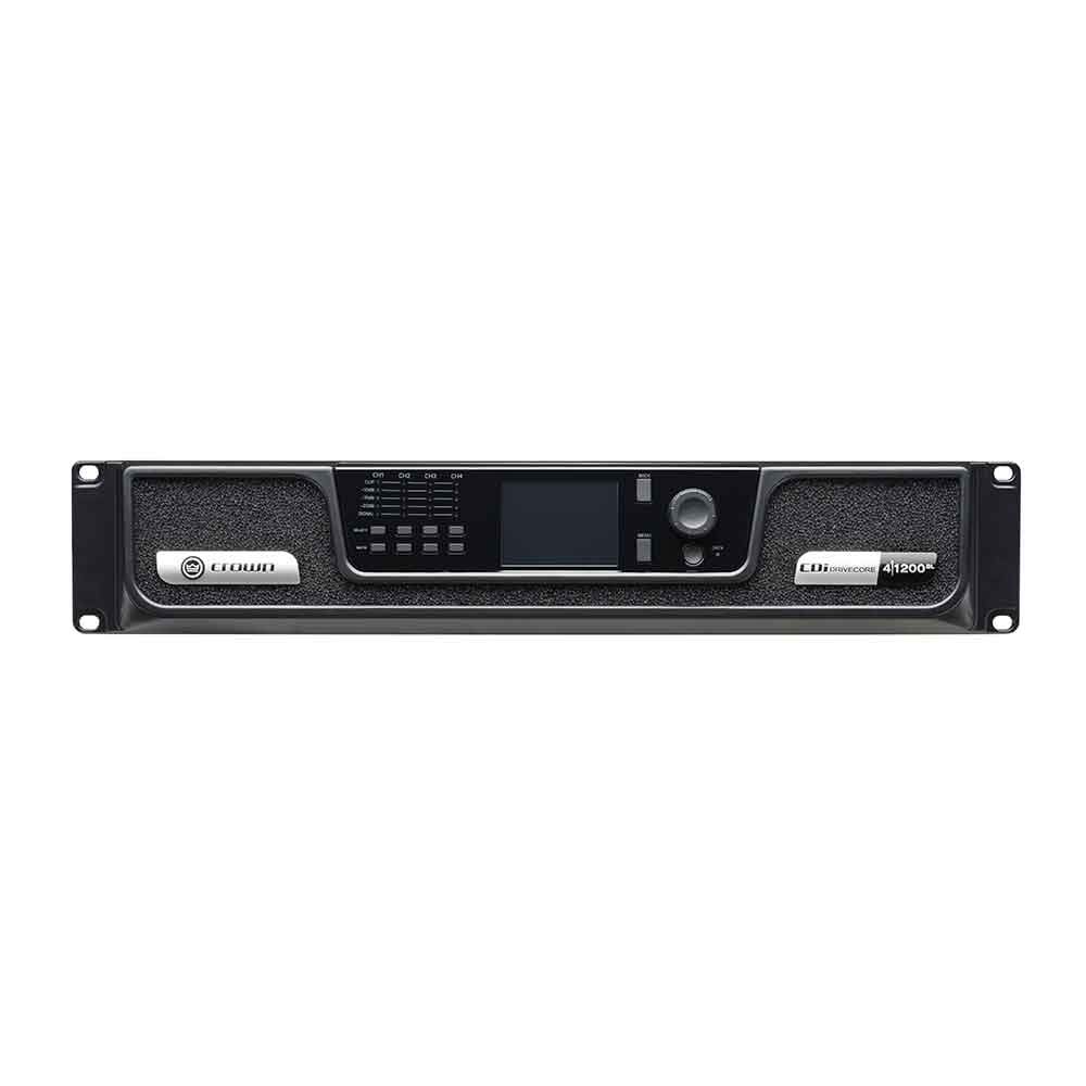 Front view of Crown CDi 4|1200 Amplifier