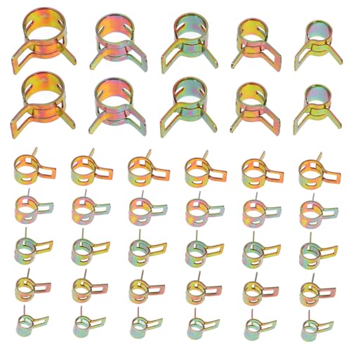 Alipis 125pcs Oil Tube Clamps Set Heavy Duty Car Hose Hoops Oil Hose Clamps for Vehicles Sturdy
